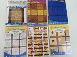 Lot of 6 Anita Goodesign Quilting Embroidery Designs-CDs - €23,58 EUR