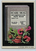 Scare Deal 1974 Wacky Packages original 6th series Spoof of Square Deal ... - $14.99