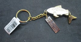 Sportsman Warehouse - Gold Fish - Keychain Key Ring - £5.33 GBP