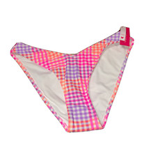 Xhilaration “Cheeky” Size XL(12-14) Multi-Color Checkered Pattern Bikini... - £6.10 GBP