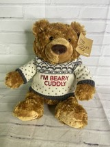 Gund Little Brown Bear Teddy Plush Stuffed Animal Im Beary Cuddly Toy 2018 NEW - £31.65 GBP