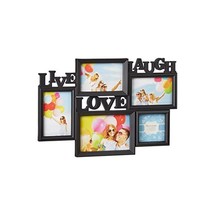 Relaxdays Picture Frame Live Love Laugh, Hanging Gallery for 5 Photos in... - $99.00