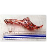 Beautiful Multi-colored Art Glass Slipper / Shoe - £6.37 GBP