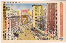 Postcard Times Square New York City - £2.32 GBP