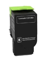 Lexmark C2310K0 Original Black Return Program Toner Cartridge - 1000 Pages - $64.34