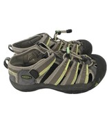 KEEN Youth Sandals Gray Green NEWPORT H2 Hiking Waterproof Slip On Kids ... - £12.83 GBP