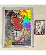 2025 Topps Series 1 Ronald Acuna Jr Limited Pin &amp; Stars Of The MLB Card - $279.91 MXN