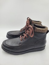 UGG Merrick Brown Waterproof Leather / Wool Lace-Up Boots Size US 13 and EUR 47 - £70.56 GBP