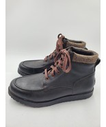 UGG Merrick Brown Waterproof Leather / Wool Lace-Up Boots Size US 13 and... - £71.35 GBP