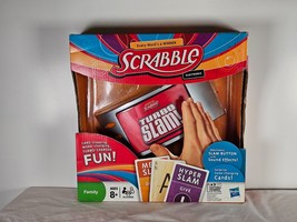 Scrabble Turbo Slam Electronic Hasbro Card Game Family Fun Sound NEW in BOX NIB - $9.85