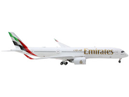 Airbus A350-900 Commercial Aircraft Emirates Airlines White w Striped Tail 1/400 - £54.96 GBP