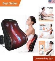 Lumbar Support Pillow for Office Chair, Heated Back Support Pillow with ... - $77.86
