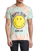 Eleven Paris Men&#39;s Graphic Tie-Dye T-Shirt in Green/Orange Tie Dye-Size ... - £30.26 GBP