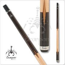 Scorpion JAR01 Series Pool Cue Maple With Zebrawood Diamonds 19oz Free S... - £206.87 GBP