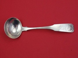 Basket of Flowers by Various Makers Coin Silver Gravy Ladle 1927-1934  7 1/4&quot; - £146.14 GBP