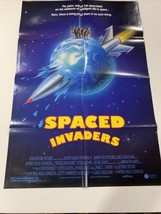 Spaced Invaders - 1990 ORIGINAL MOVIE POSTER 27x41 Folded One Sheet Doub... - $27.07