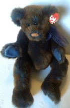 TY Classic 1999 Beanie Babies BRODERICK Teddy Bear 16&quot;with tags Suede Paws - $14.36