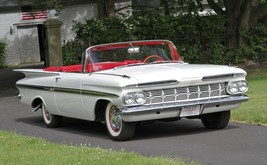 1959 Chevy Impala white | 24x36 inch poster | Looks great! - £15.95 GBP