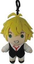 The Seven Deadly Sins Meliodas 5&quot; Plush Doll W/ Backpack Clip Anime Licensed NEW - £12.73 GBP