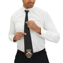 Funny Camping Necktie for Men - Weekend Forecast: Camping with a Chance ... - £18.09 GBP