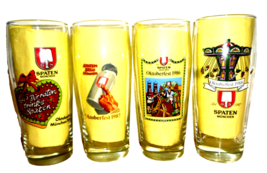 8 Spaten Munich Oktoberfest ´84 ´86 ´87 ´88 ´94 ´95 ´96 ´99 0.5L Beer Glasses - £48.21 GBP