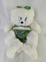 America Wego Beach Bear Girl Plush 14 Inc Bathing Suit Bikini Stuffed Animal toy - $16.95