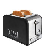 Toaster, Stainless Steel 2 Slice Square Toaster, Wide Slot With 5 Browni... - $67.99