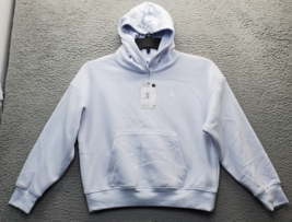Jordan Pullover Hoodie Youth Large Blue Fleece Lined Ribbed Cuff Kangaro... - $34.46