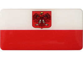 Poland Domed Sticker (Eagle) - $3.90