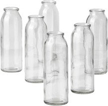 Serene Spaces Living Clear Glass Bud Vases, Set Of 6, Ideal For Tablescape At - £31.96 GBP