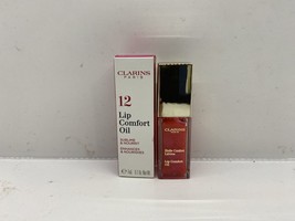 Clarins Lip Comfort Oil #12 Candy Glam .1 oz NIB - £11.46 GBP