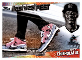 Jazz Chisholm Jr. 2022 Topps Series 1 Flashiest Feet Insert Card #FF-7 Marlins - $1.49