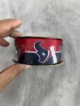 Houston Texans Offray Ribbon 1 5/16&quot; x 12Ft Wreath Gift Bow Gift Basket ... - $7.98