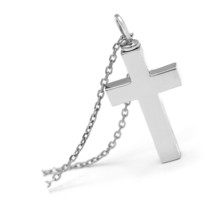 Jewelry 925 Sterling Silver Urn Cross Necklace for - $142.47