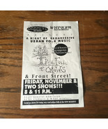 Vintage concert ad handbill the new Oakland Beehive big screen WYEP radio  - $27.16 CAD
