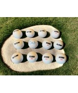 12 RAW Top Flite Bomb Mixed Lot White Golf Balls Nice Condition - $282.54 MXN