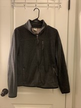 Old Navy Women’s Zip Up Fleece Jacket Gray Size Large - $40.74