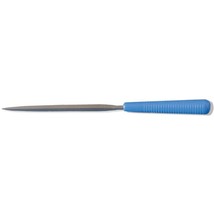 Grobet 16cm Barrette Needle File w/Handle, Cut 4, Item No. 30.463 - £9.99 GBP