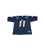 Vintage 1995 Starter New England Patriots Drew Bledsoe #11 Blue NFL Jers... - £59.86 GBP