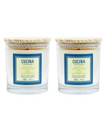 Cucina Sea Salt &amp; Amalfi Lemon Perfumed Plant Based Wax Candle 7.7 Oz - ... - £27.88 GBP