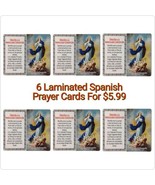 6 Immaculate conception Prayer Holy card Inmaculada concepcion estampa L... - €8,49 EUR