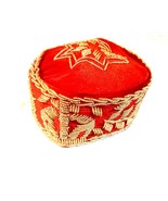 Quality Bead Embroidered Traditional kufi Velvet Hat cap.Igbo chief Ozo-... - $164.46 CAD