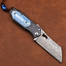 Folding Hunting Knife Pocket Knives Utility Paring Outdoor Home Tool Gro... - $53.00