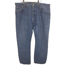 Levi&#39;s 501 Jeans 40X30 Mens Vintage Button Fly Straight Leg Medium Wash ... - £52.01 GBP