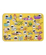 Mondxflaur Funny Floor Non Slip Bathroom Mat for Shower Quick Dry Absorb... - $18.99