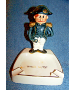 Vintage Ceramic Quality Products-Japan-Who&#39;s Nuts-Napoleon Ashtray - €12,59 EUR