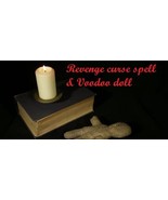 VOODOO DOLL ALMIGHTY REVENGE &amp; CURSE X 6 SPELLS GENUINE BLACK MAGIC WITC... - $89.00