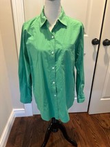 Rails Cotton Blend Green Oversized Shirt Sz Medium Nwot - £51.32 GBP