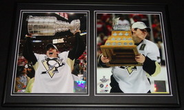 Evgeni Malkin 2009 Stanley Cup &amp; Conn Smythe Framed 12x18 Photo Set Penguins - £53.50 GBP