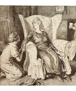 1923 Harold Sichel Art Print Drawing Antique Ephemera 5 x 5.75&quot; - $368.38 MXN